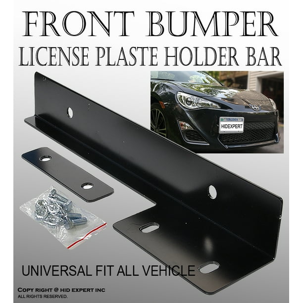 Silver Universal Aluminum License Plate Relocator Car Front License Plate Mounting Relocate Bracket Holder for Most Auto Silver Universal Aluminum License Plate Relocator Car Front License Plate Mounting Relocate Bracket Holder for Most Auto